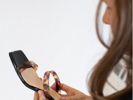Dear Frances founder, Jane Frances with handcrafted footwear