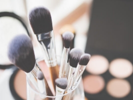 Make up and Make up brushes from case study for Jecca Black Cosmetics
